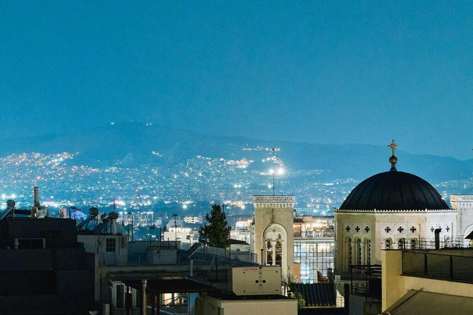 360 View In Roof Top Appartment With Patio Athens Luaran gambar